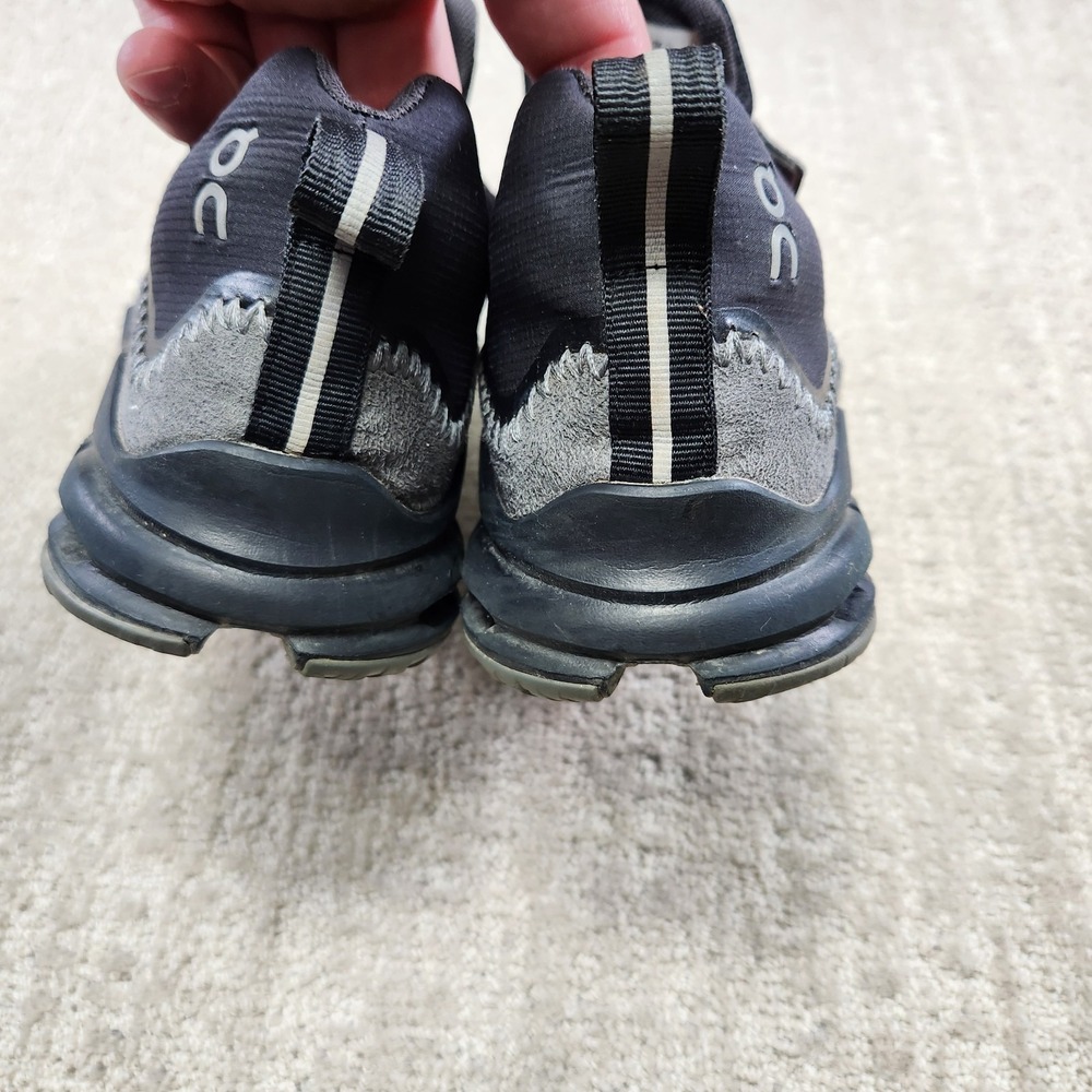 On Cloud Cloudaway Shoes Men 9.5 Black Gray Running Athletic 4999134 Waterproof‎ - Picture 7 of 10